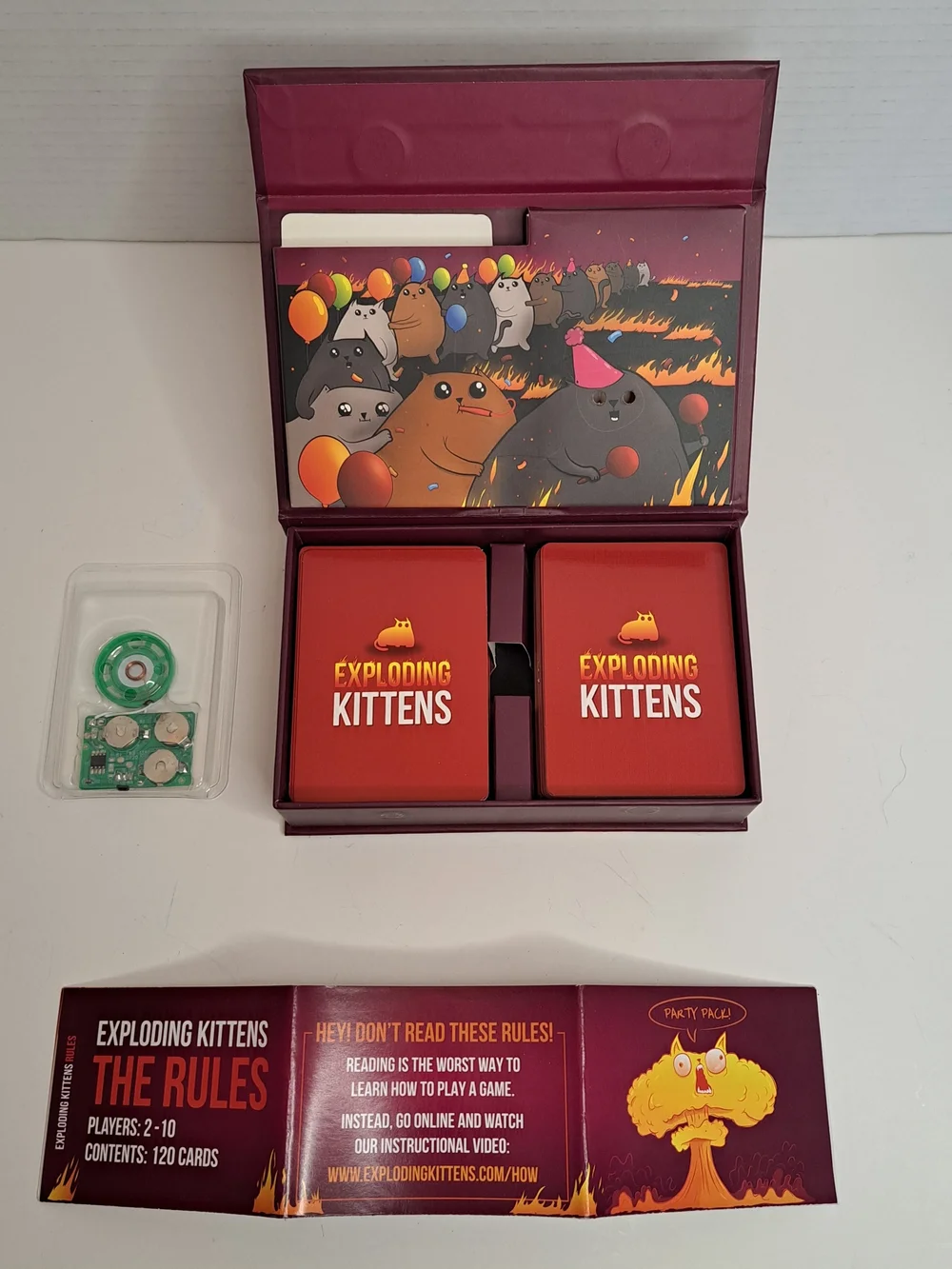 Exploding Kittens Party Pack Card Game 2-10 Players Ages 7+